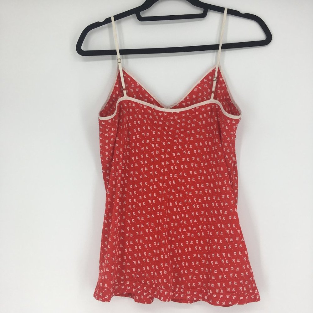 Ann Taylor Tiny Paper Airplane Patterned Tank - image 2